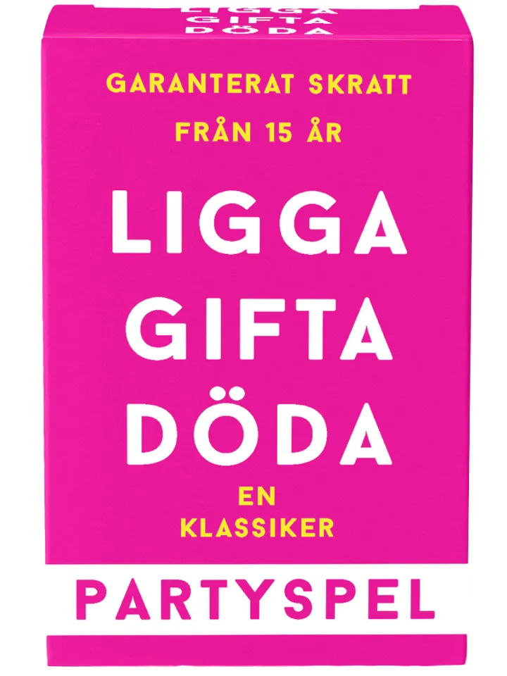 Partyspel Ligga, gifta, döda