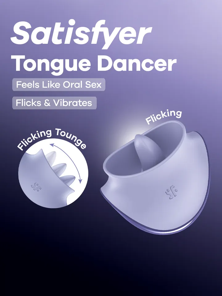 Satisfyer Tongue Dancer Flicking Clitoral Stimulator Klitorisvibrator