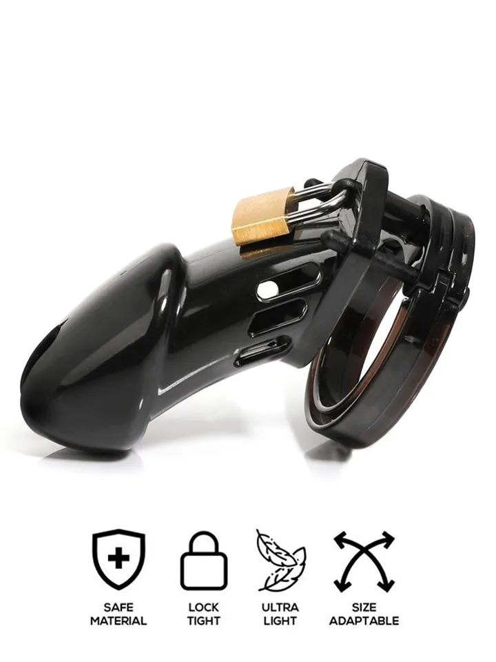 Chastity Cage Long Black