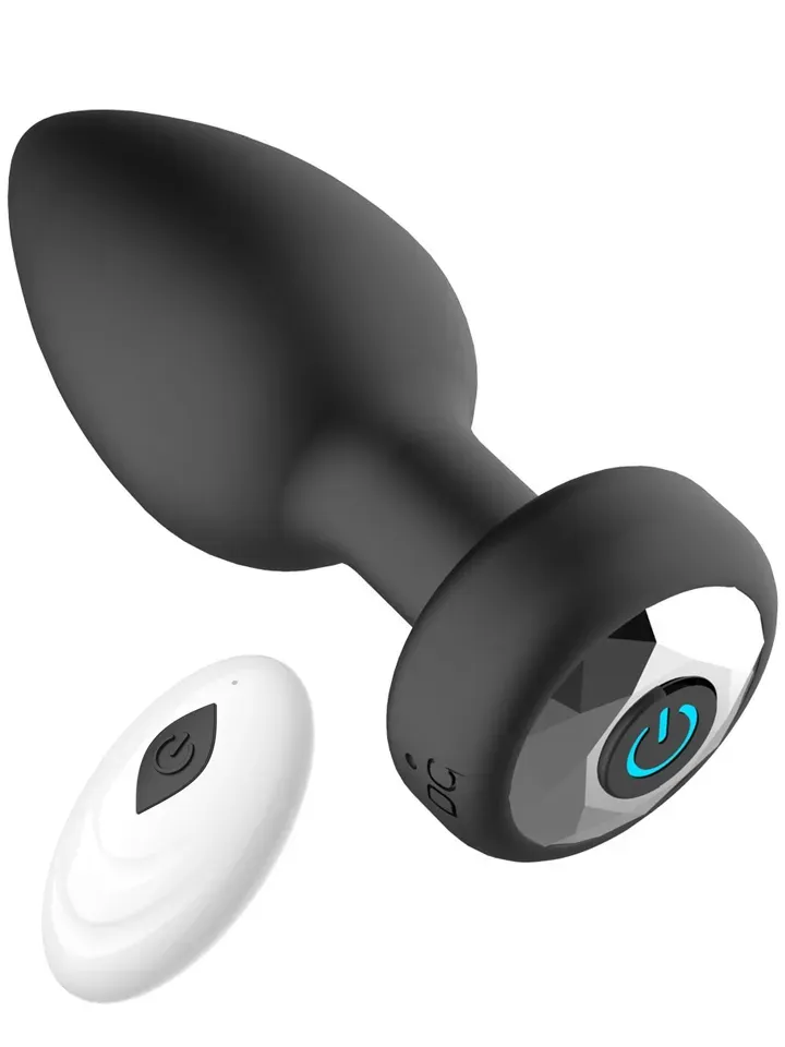 Vibrating Plug With Remote Control Analplugg med vibrator