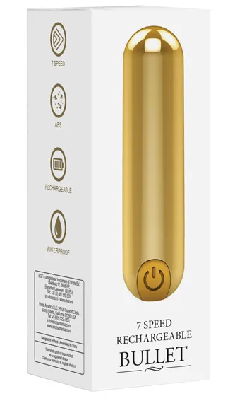 Uppladdningsbar Vibrator Guld