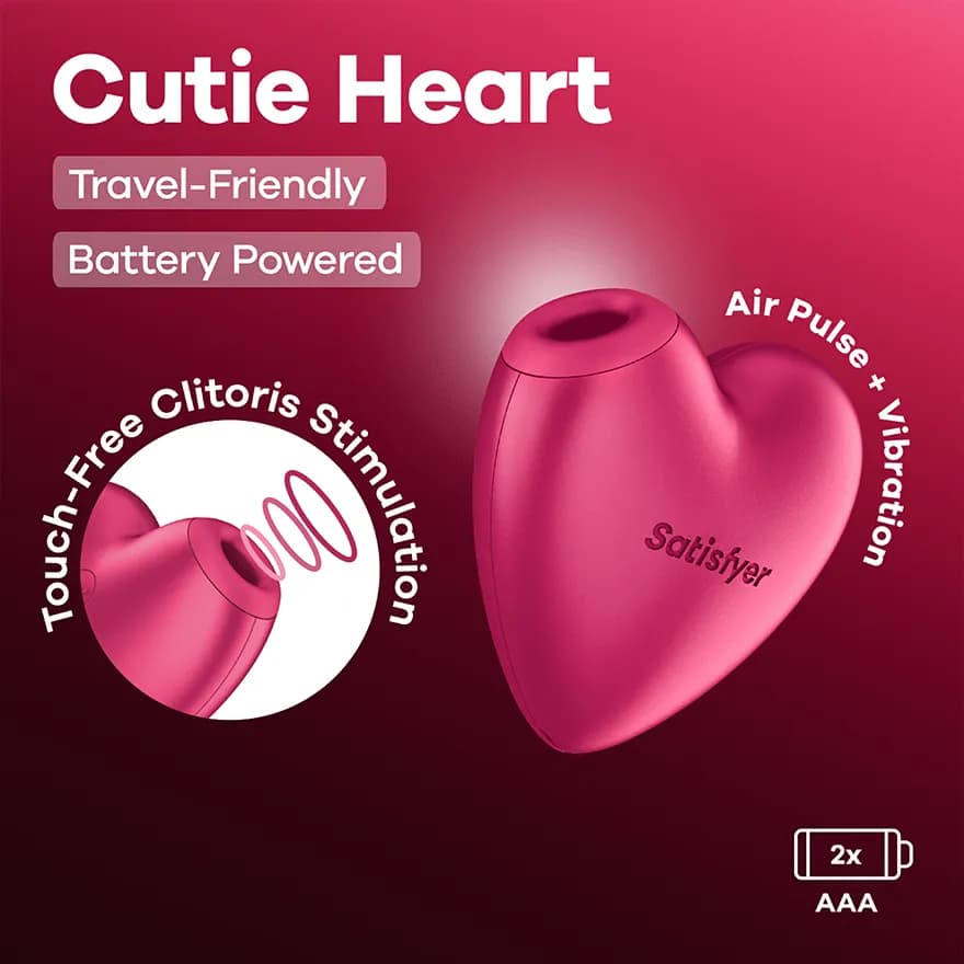 Satisfyer Cutie Heart Battery Powered