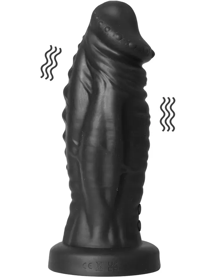 Hidden Desire: Extreme Vibrating Devil Monster Dildo, 22 cm
