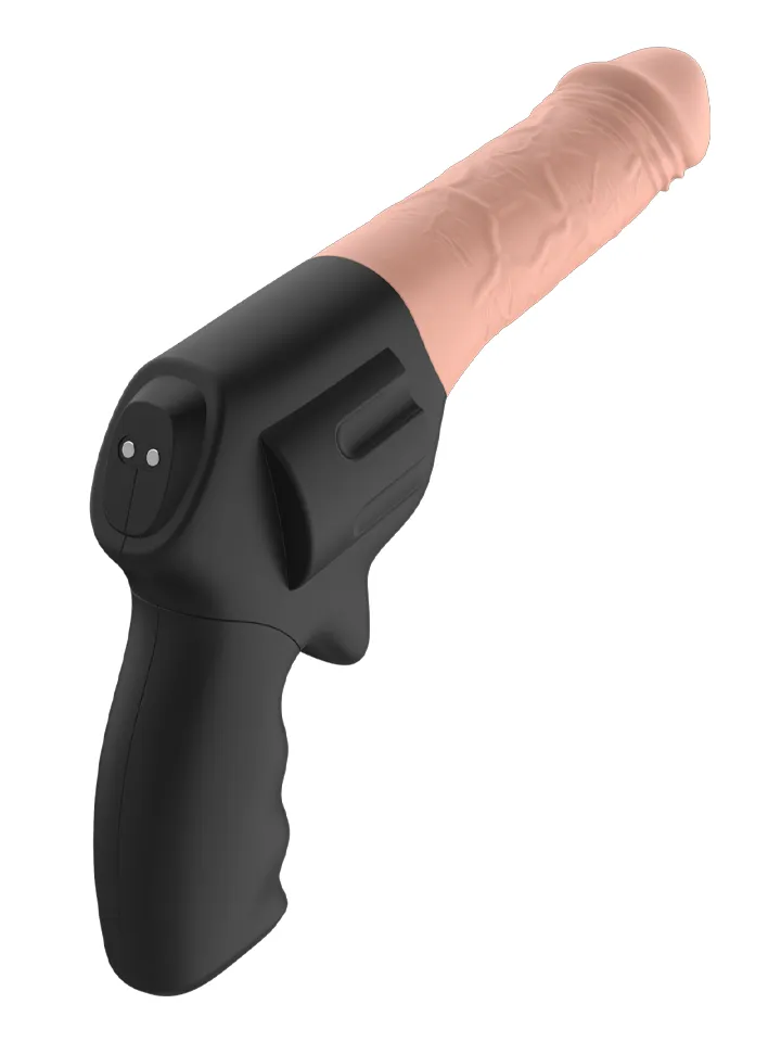 PowerShot Vibrating & Thrusting Dildo