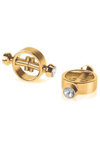 Pipedream Fetish Fantasy: Gold Magnetic Clamps