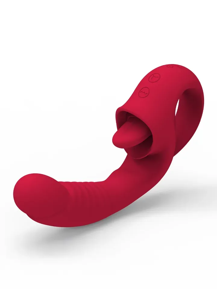 Rechargeable Licking 10-Functions Vibrator