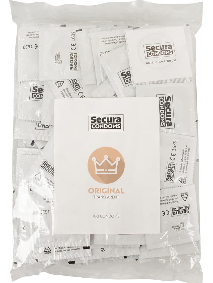 Original Transparent 100-pack Kondomer