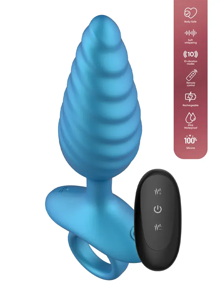 Anal Plug Vibrating + Remote