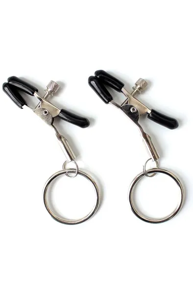 Fetish Addict Nipple Clamp With O Ring Bröstvårtsklämmor