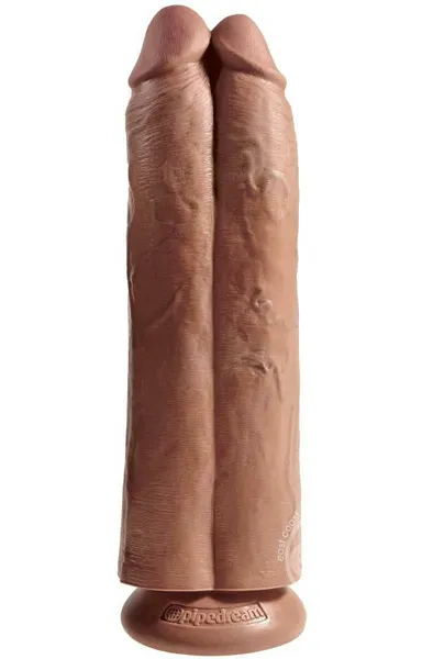 Pipedream Two Cocks One Hole Tan 30 cm Dubbeldildo