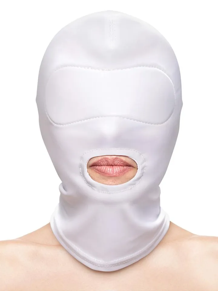 Fetish & Fashion Mouth Hood White