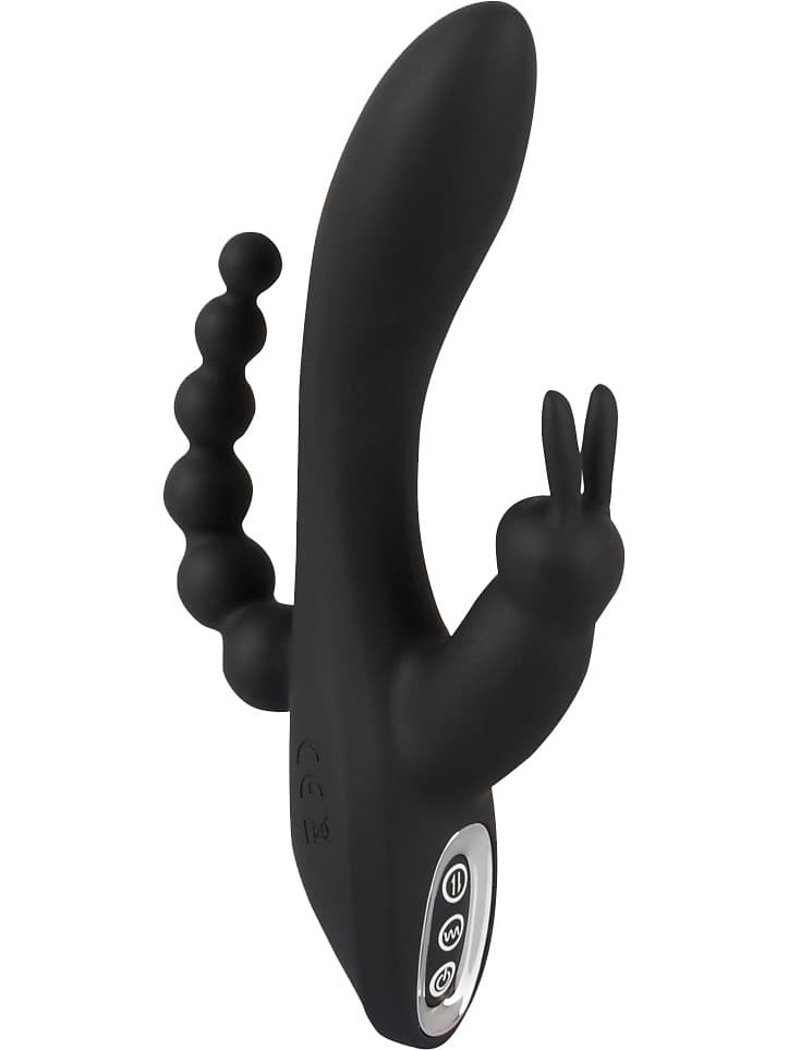 Triple G-Spot Vibrator Black
