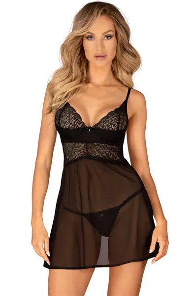 Obsessive Chemeris Babydoll & Thong XS/S Babydoll