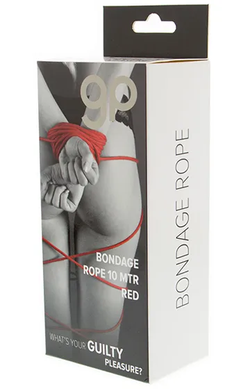 Guilty Pleasure Bondage Rope 10m Red BDSM rep