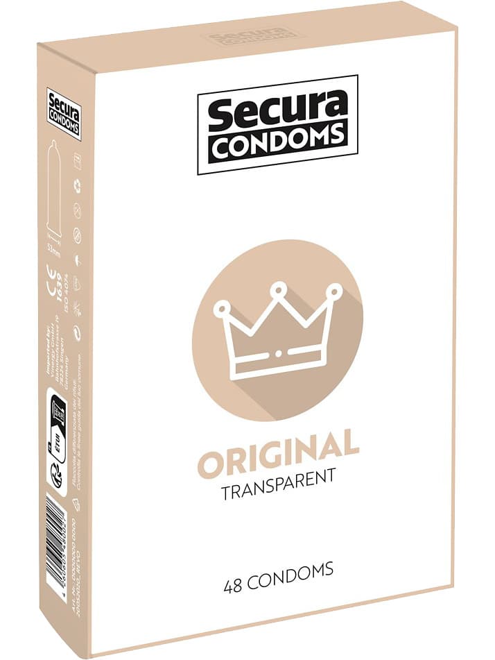 Original Transparent 48-pack Kondomer