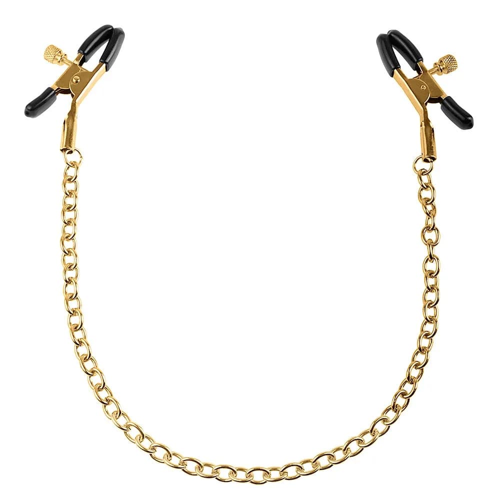 Nipple Chain Clamps Gold
