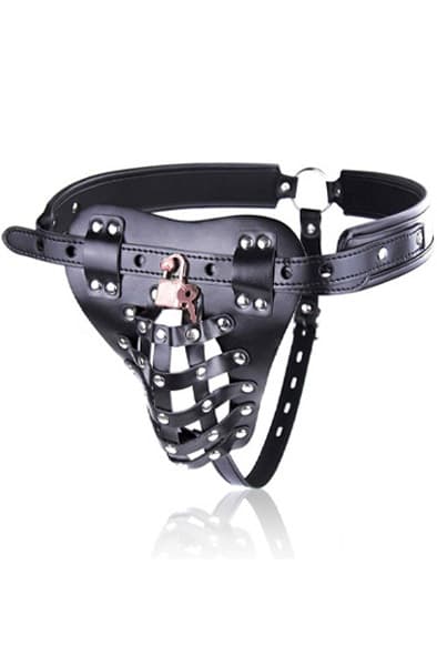 Mens Chastity Pants With Cage Adjustable