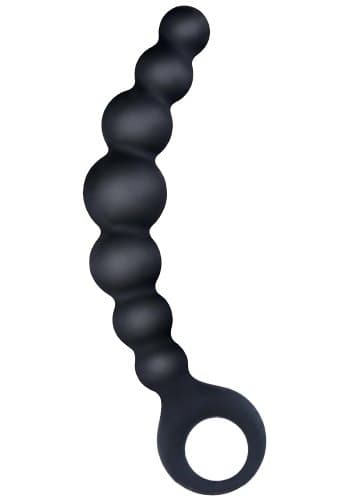 ARSE BEADS #2 BLACK SILICONE