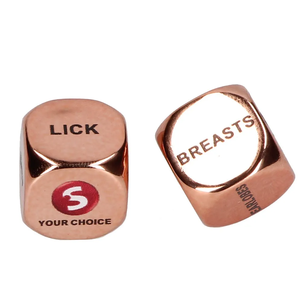 Shots Love Dice Rosé Gold Tärningsspel