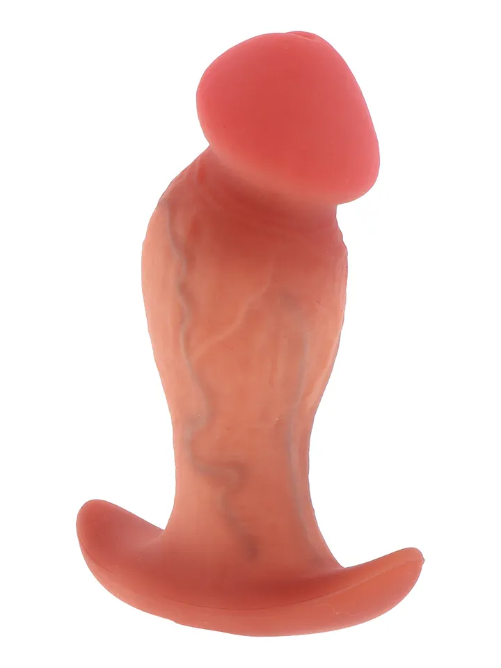 Realistic Buttplug Liquid Silicone 13 cm Analplugg
