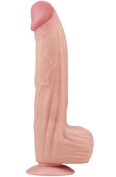 King Sized Sliding Skin Dual Layer Dildo 31 cm