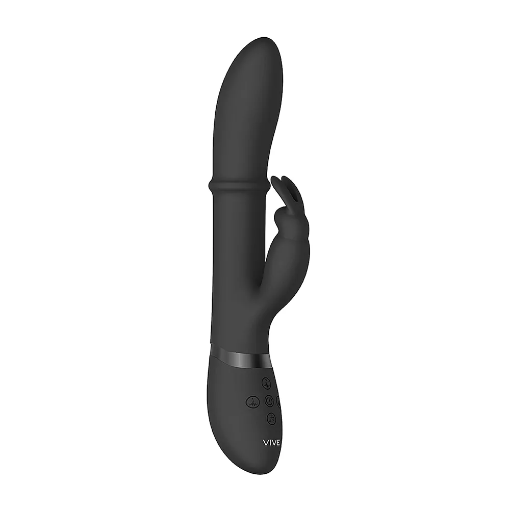 VIVE Halo Ring Rabbit Vibrator Black