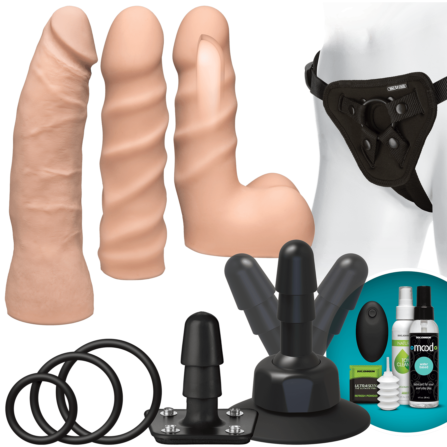 Vac-U-Lock Vibrating Dual Density Starter Set