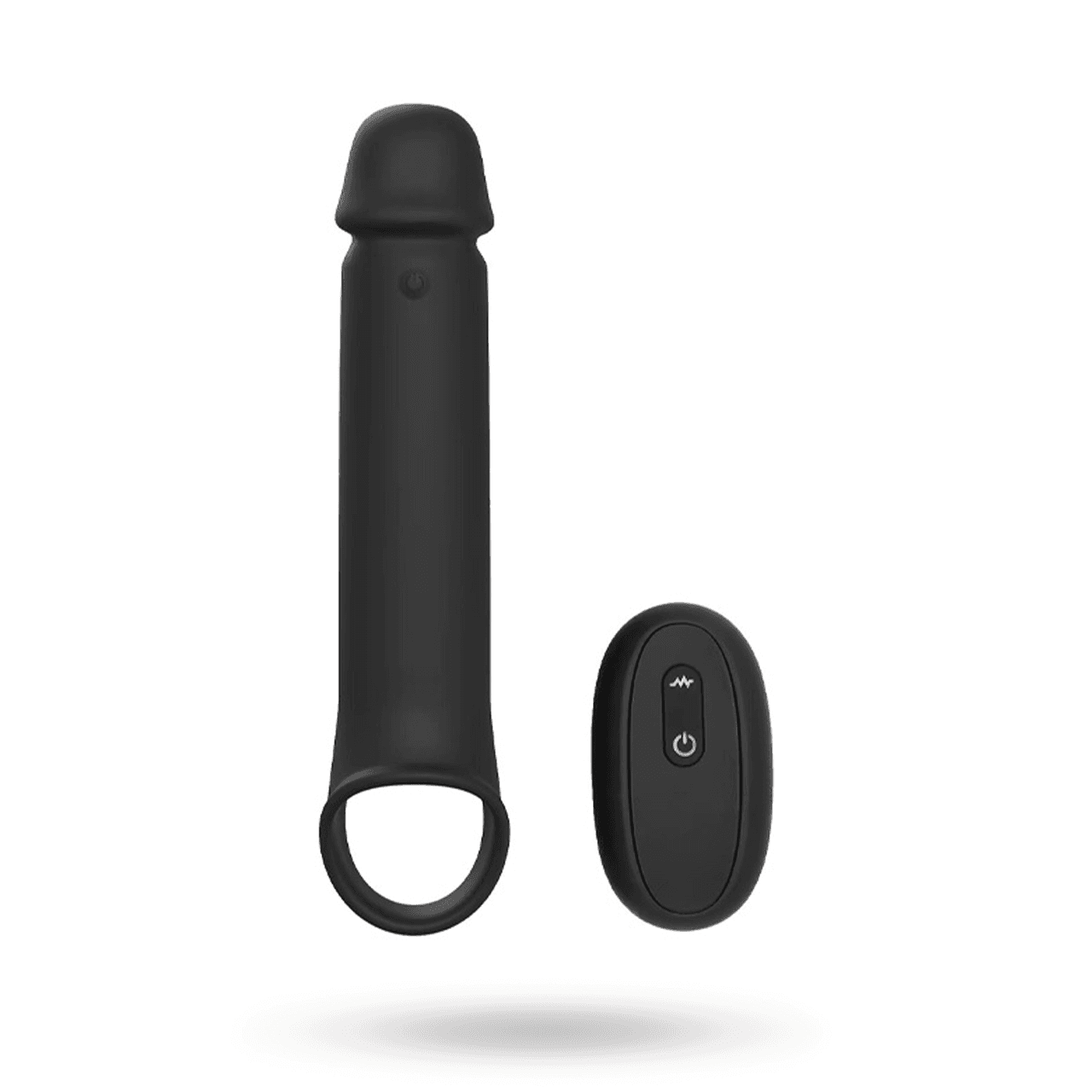 Ramrod Vibrating Extender With Remote 24 cm Penisförlängare/Sleeve med vibrator