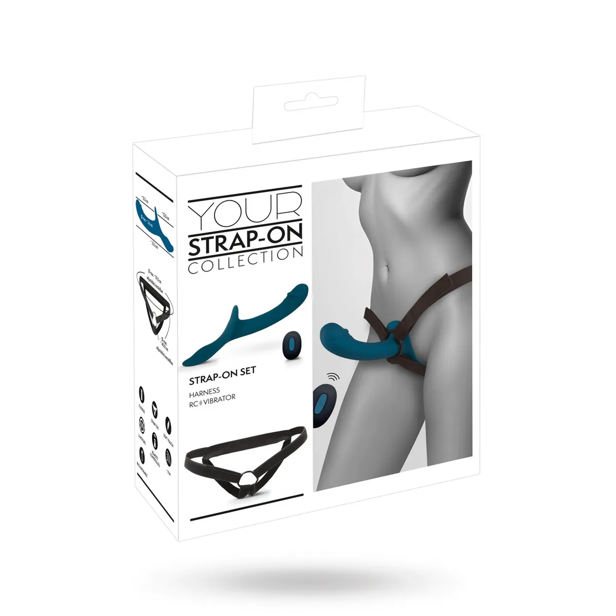 You2Toys: Strap-On Set with RC Vibrator