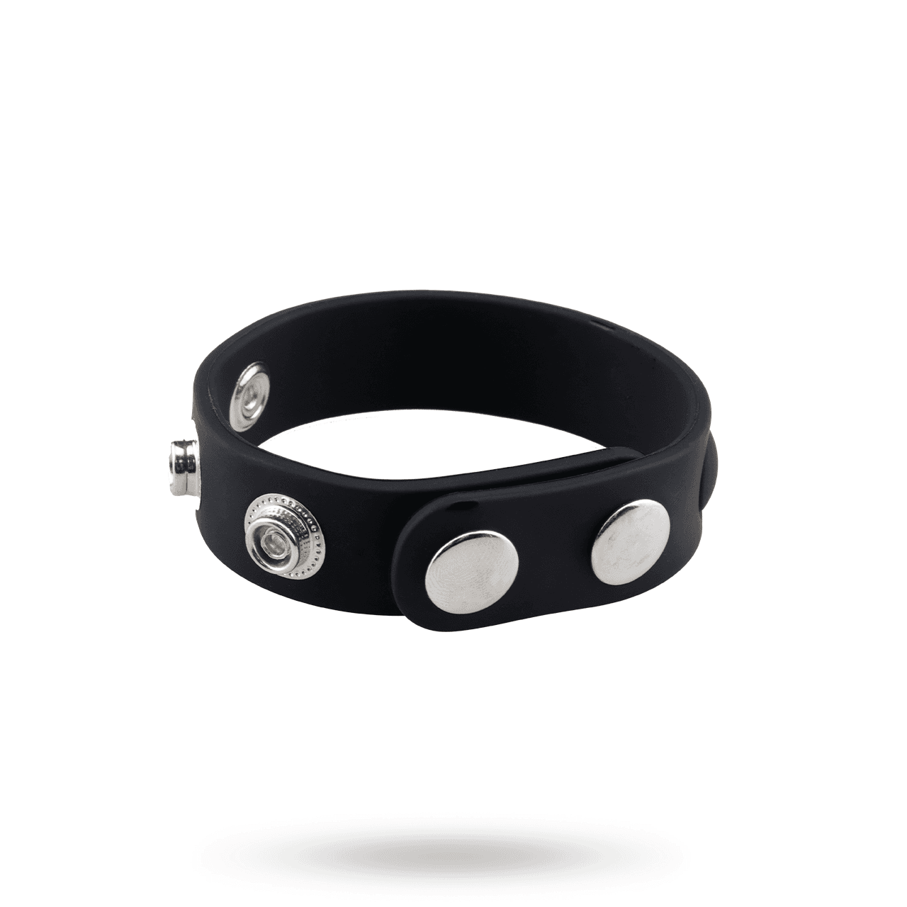 Adjustable Silicone Cock Ring Black