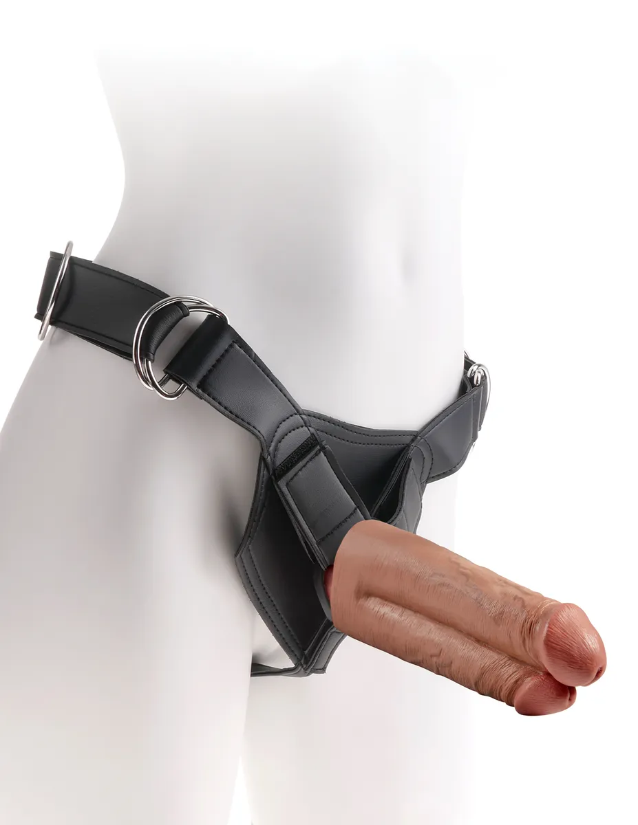 Pipedream Harness Two Cocks One Hole 18 cm Strap-on dubbel