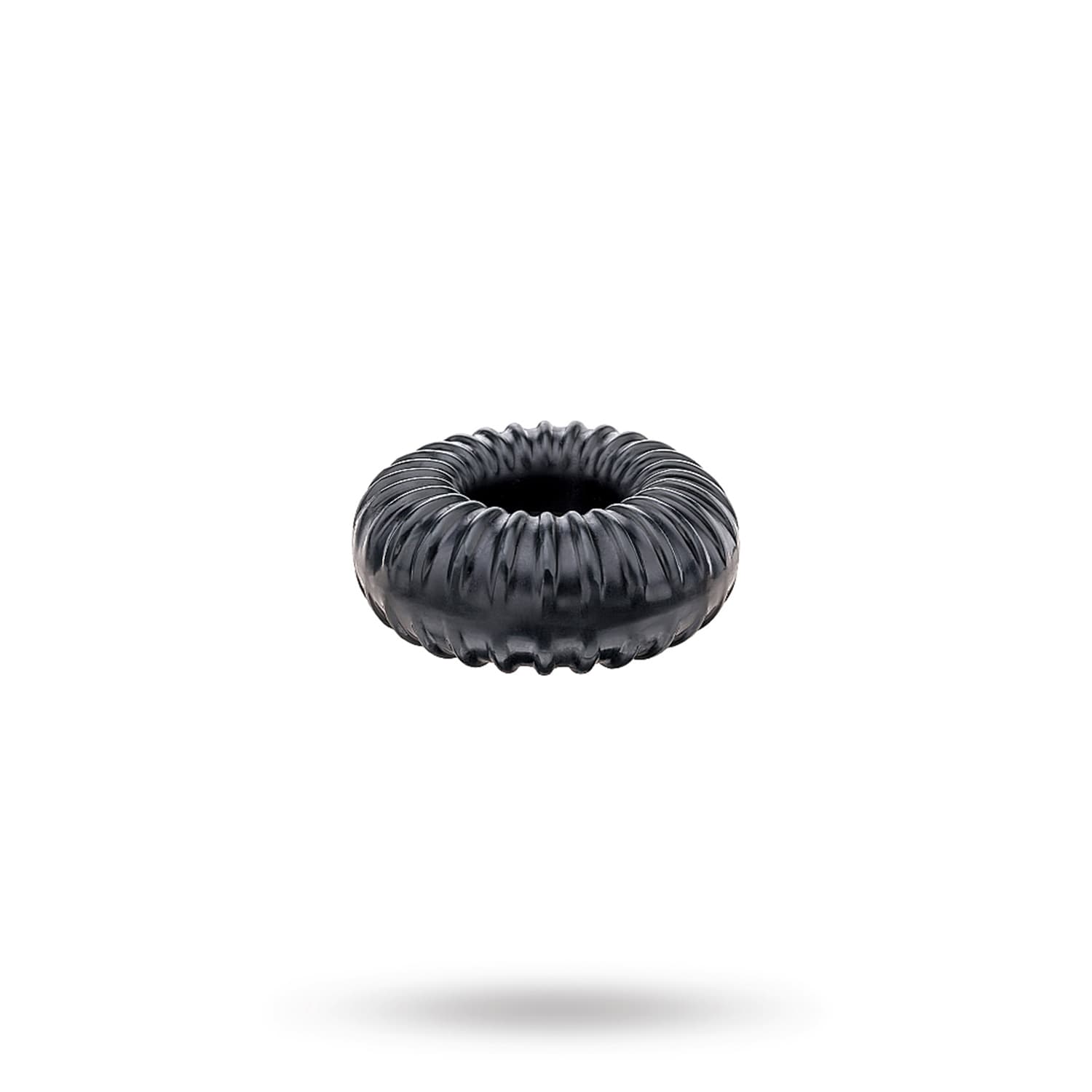 Ribbed Ring - SVART