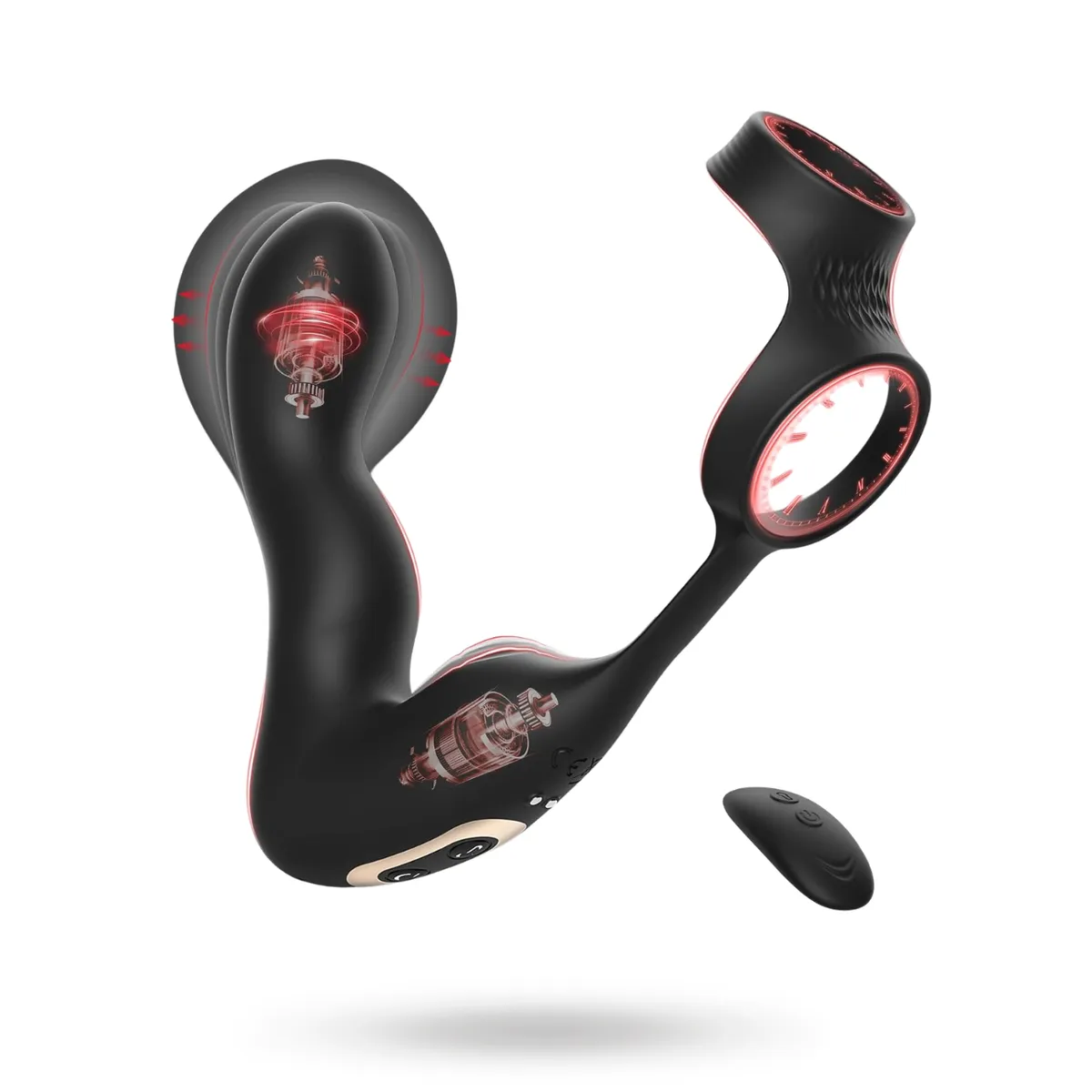 Inflatable Vibrating Prostate Massager