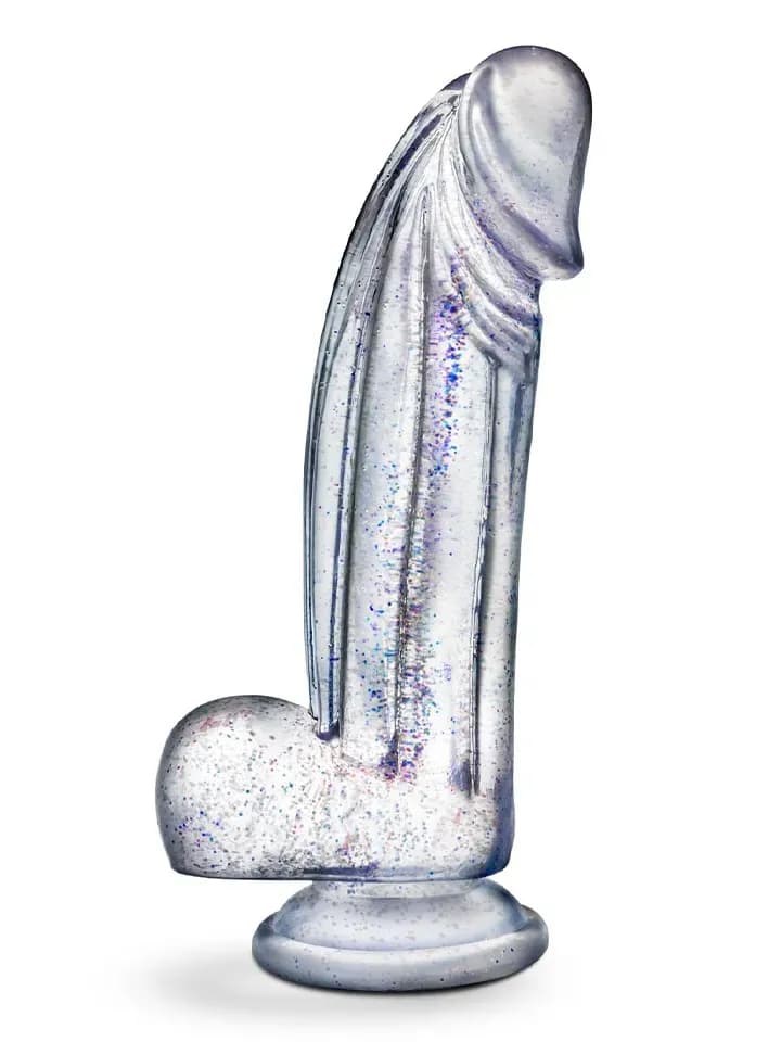 Bling Sparkling Clear Dildo 19 cm