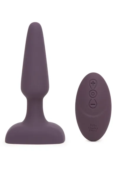Fifty Shades of Grey Feel So Alive Remote Control Vibrating Analplugg med vibrator