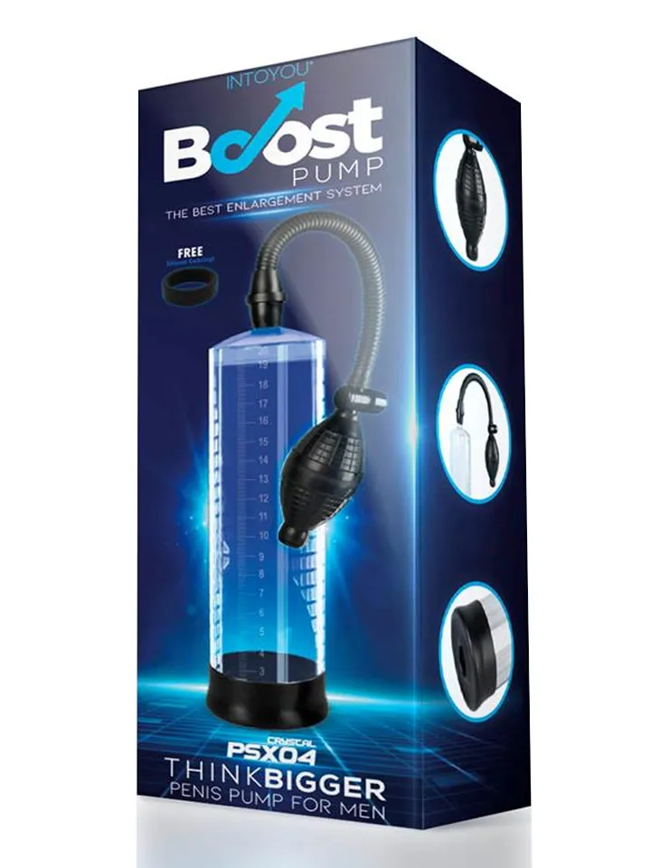 Boost Manual Penis Pump Crystal Penispump