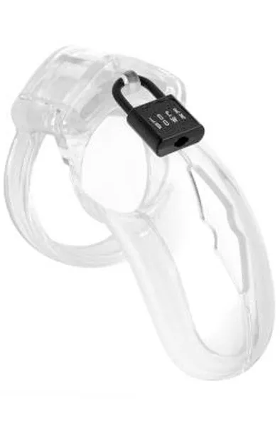 Lockdown Chastity Cage Clear Medium