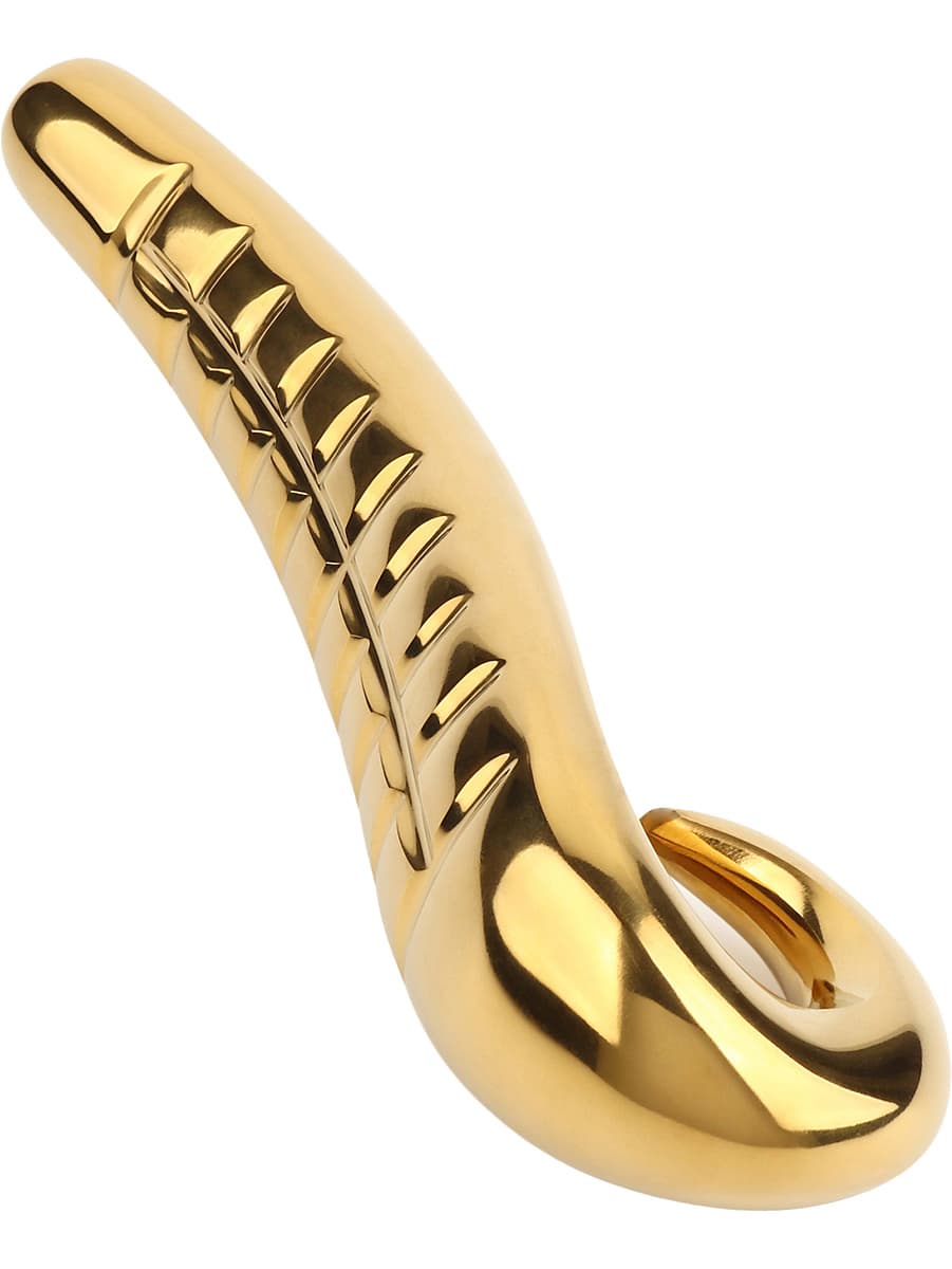 Devil's Tongue Dildo Gold 18 cm
