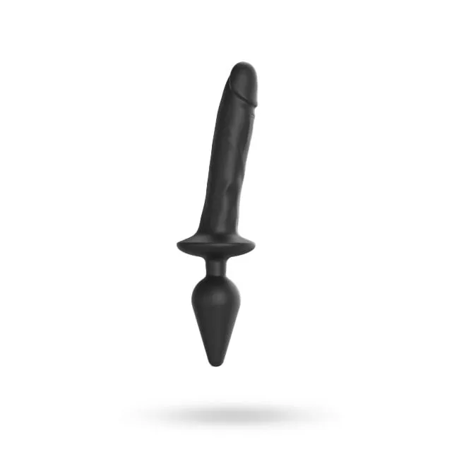 Strap-On-Me: Switch Plug-In Realistic Dildo, L