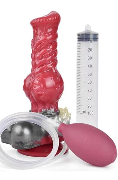 Furry Ejaculator Wolf Squirt Dildo 21 cm