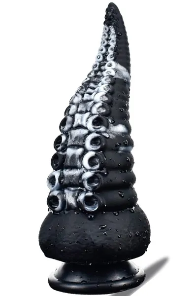 Sealik Tentacle Dildo Black-White 20 cm Monster dildo