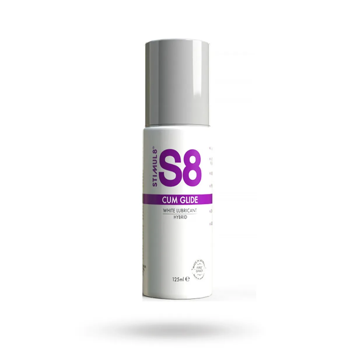 Stimul8: S8 Cum Glide, White Hybrid Lubricant, 125 ml