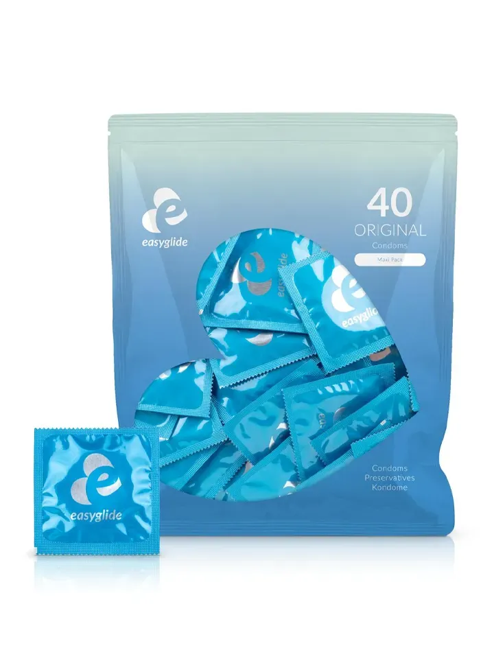 EasyGlide: Original Condoms, 40-pack