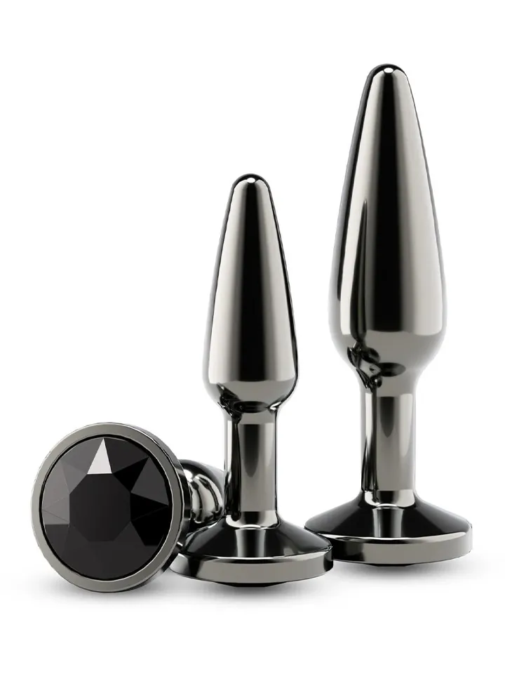 Rear Assets Tapered Trainer Kit Gunmetal Black Analpluggar paket