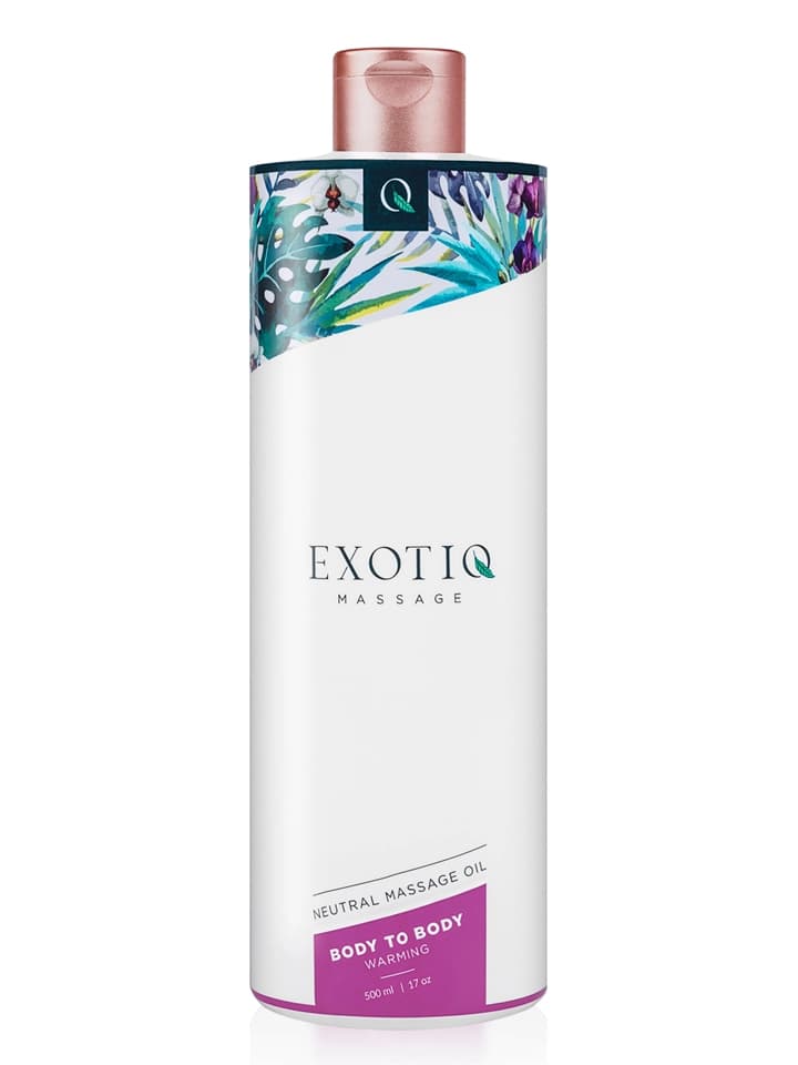 Exotiq: Neutral Massage Oil, Body to Body Warming, 500 ml