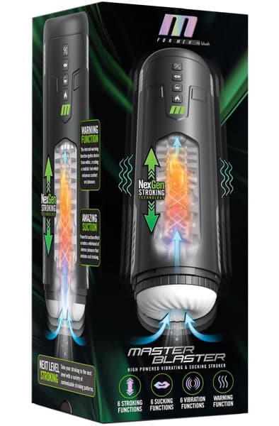 Master Blaster Sucking & Vibrating Stroker