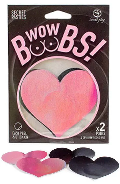 Nipple Covers Heart Shapped Holographic