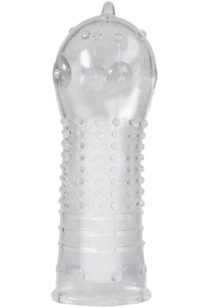 Penis Överdrag Med Stimulerande Textur - Dots & Ribs