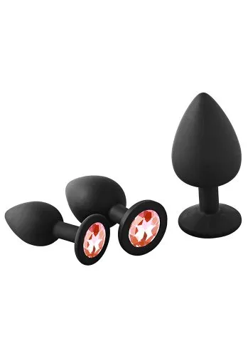 Fantasstic Anal Training Kit Red Stone Analpluggar paket