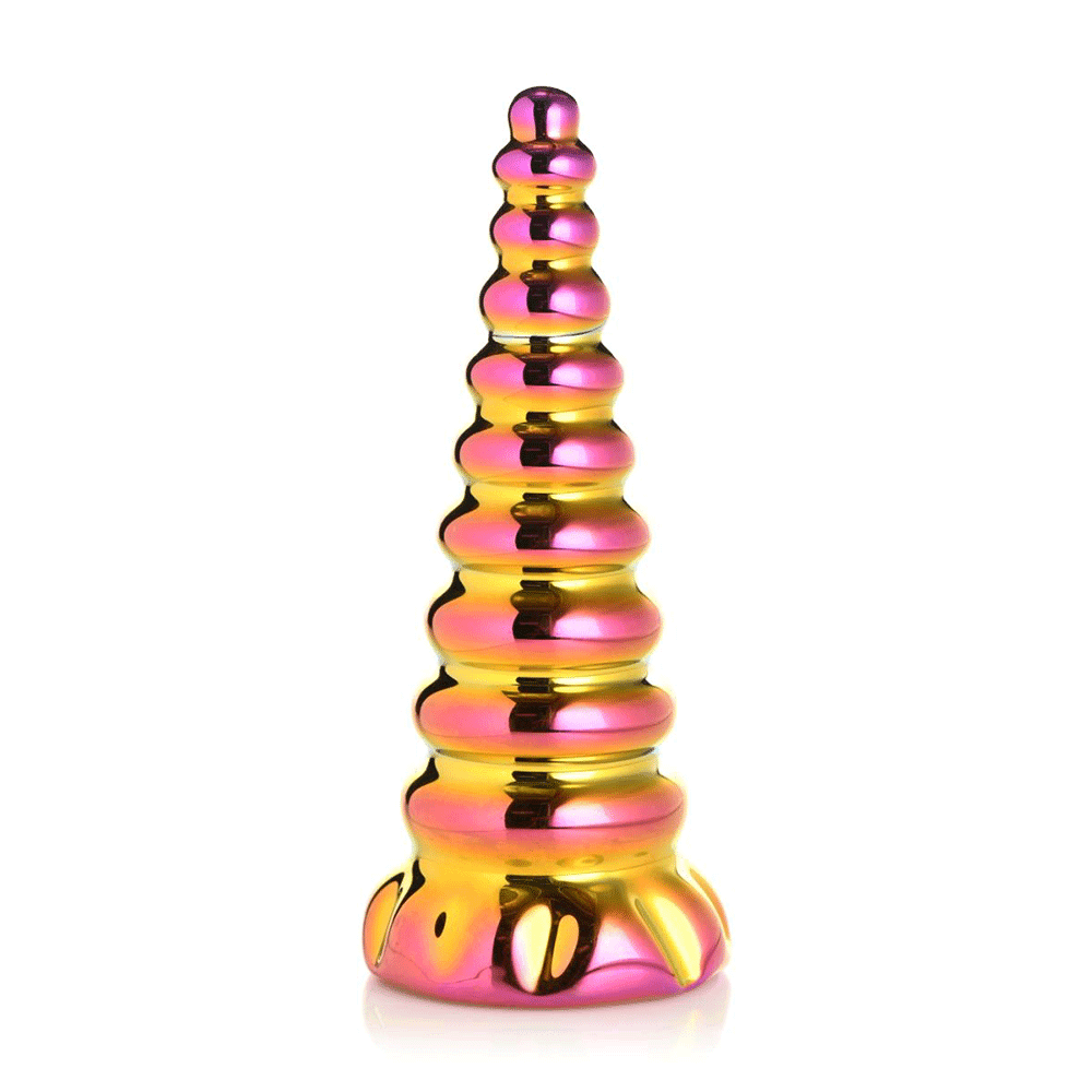Twilight Rainbow Glass Dildo 16 cm